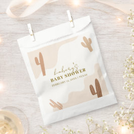 ボホ男女兼用モダンサボテン赤ちゃんシャワー フェイバーバッグ