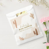 ボホ男女兼用モダンサボテン赤ちゃんシャワー フェイバーバッグ (封をした状態)