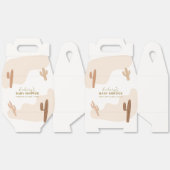 ボホ男女兼用モダンサボテン赤ちゃんシャワー フェイバーボックス (見開き)