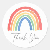 ボホ男女兼用レインボーベビーシャワー ラウンドシール (正面)