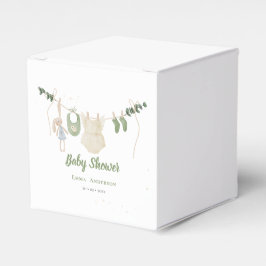 ボホ男女兼用ヴィンテージベビー素朴シャワー フェイバーボックス