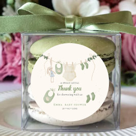 ボホ男女兼用ヴィンテージベビー素朴シャワー ラウンドシール