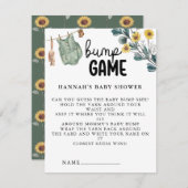 ボホ男女兼用赤ちゃんシャワーゲーム エンクロージャーカード (正面/裏面)