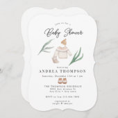 ボホ男女兼用赤ちゃん 招待状 (正面/裏面)