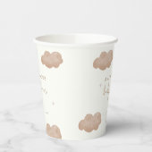 ボホ男女兼用雲星ベビーシャワー 紙コップ (左)