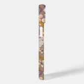 ボホ白黒金ゴールドピーチライン描リーフフローラ Case-Mate iPhoneケース (裏面 / 右)