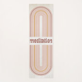 ボホ瞑想フィットネストレーニングヨガマット ヨガマット (正面)