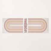 ボホ瞑想フィットネストレーニングヨガマット ヨガマット (正面(横))