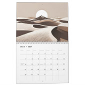 ボホ砂漠の芸術 カレンダー (3月 2027)