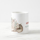 ボホ砂漠女性のカーボーイカウボーイブーツカウボーイハット コーヒーマグカップ (中央)