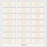 ボホ砂漠 |ベージュ結婚のゲスト住所 シール<br><div class="desc">このボホ砂漠 |ベージュ結婚のゲスト住所 シールはベージュとテラコッタのボホシンプルのにピッミニマルチ結婚している。このデザインはフォーマルみすぼらしいシックなタイポグラフィ。見た目は、春、夏、秋結婚、冬など、どの季節にも合う！製品の感じデザインに関しては、お気軽にお問い合わせ下さい。喜んで救済い!</div>