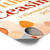 ボホ祈クリスチャンのウォールアートプリントを絶つことなく ポスター (角)