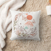 ボホ神秘的な月 クッション (ブランケット)