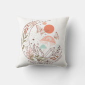 ボホ神秘的な月 クッション (裏面)