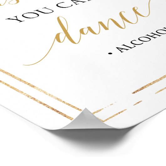 ボホ私を信頼してダンスのサイン赤面ピンクフローラ ポスター (角)