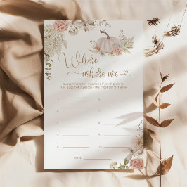 ボホ秋どこ我々ブライダルシャワーゲーム