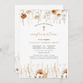 ボホ秋の確認 招待状 (正面/裏面)