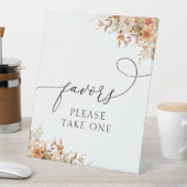 ボホ秋の秋花模様 台座サイン (インサイチュ)