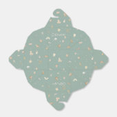 ボホ秋の赤ちゃんシャワーパーソナライズされた フェイバーボックス (折り畳みなし)