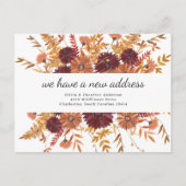 ボホ秋の野草 |お知らせ 案内ポストカード (正面)