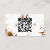 ボホ秋の野草 |の結婚Webサイト エンクロージャーカード (裏面)