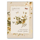 ボホ秋の野草 | 結婚s テーブルナンバー (正面)