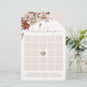 ボホ秋アーチブライダルシャワービンゴゲーム (スタンド正面)