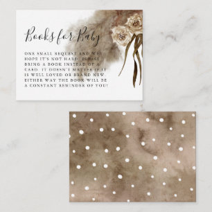 ボホ秋インラブパンパスグラスブックリクエスト エンクロージャーカード