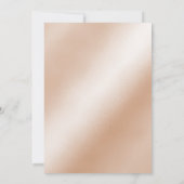 ボホ秋インラブベージュニュートラルブライダルシャワー 招待状 (裏面)