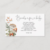 ボホ秋ウッドランドベビーチケット用きのこ本 エンクロージャーカード (正面)