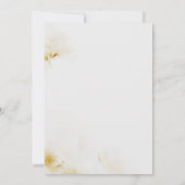 ボホ秋エレガントな結婚式 招待状 (裏面)