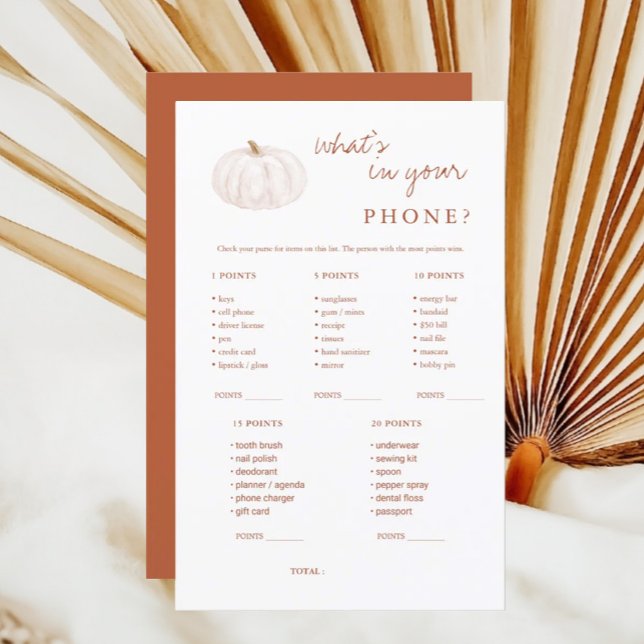 ボホ秋カボチャあなたの電話ゲームの中に何がある (クリエイターアップロード済み)