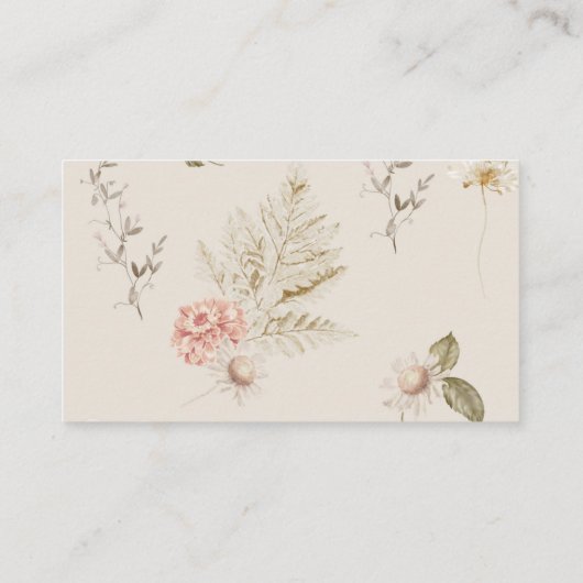 ボホ秋カボチャどのように大きなママの腹の囲い エンクロージャーカード (裏面)