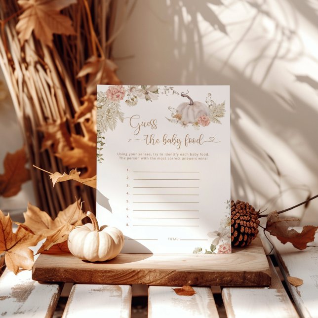 ボホ秋カボチャはベビー食ゲームを推測 (クリエイターアップロード済み)