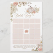 ボホ秋カボチャブライダルシャワービンゴゲーム (正面)