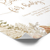 ボホ秋カボチャベビーポスター ポスター (角)