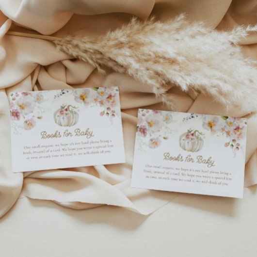 ボホ秋カボチャベビー エンクロージャーカード