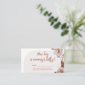 ボホ秋カボチャ大きなママの腹 エンクロージャーカード (スタンド正面)