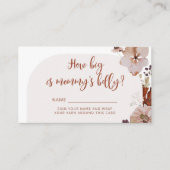 ボホ秋カボチャ大きなママの腹 エンクロージャーカード (正面)