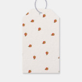 ボホ秋カボチャ感謝してい車お誕生日 ギフトタグ (裏面)