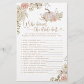 ボホ秋カボチャ誰が花嫁ゲームを知っ最高のている (正面)