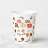 ボホ秋カボチャ 紙コップ (裏面)