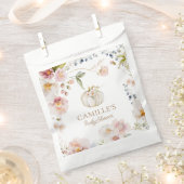 ボホ秋ガールベビーシャワー フェイバーバッグ (クリップ留めされた状態)