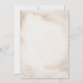 ボホ秋グリッター結婚メニュー 招待状 (裏面)