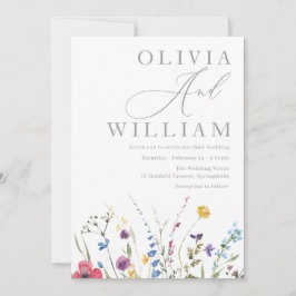 ボホ秋サマーワイルドフラー結婚ズ 招待状