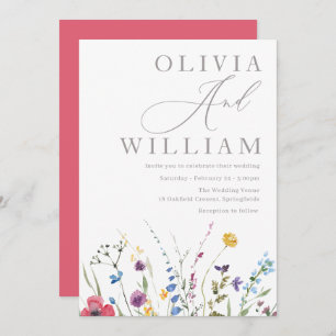 ボホ秋サマーワイルドフラー結婚ズ 招待状