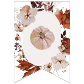 ボホ秋ハローパンプキン バンティングフラッグ (第1の旗)