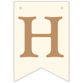 ボホ秋パンプキンハッピーバースデー バンティングフラッグ (第2の旗)