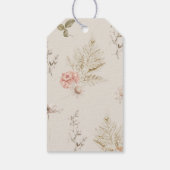 ボホ秋パンプキ感謝していンユーラベル ギフトタグ (裏面)