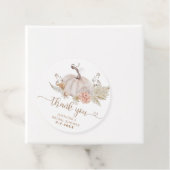 ボホ秋パンプキ感謝していンユーラベル フェイバータグ (インサイチュ)